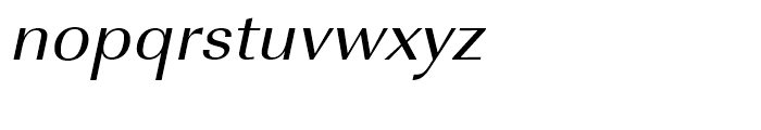 Imperial Regular Wide Oblique Font LOWERCASE