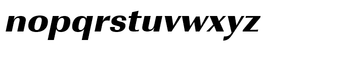 Imperial Ultra Bold Wide Oblique Font LOWERCASE