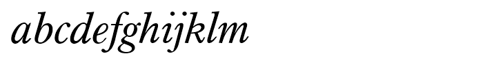 Imprint Italic Font LOWERCASE