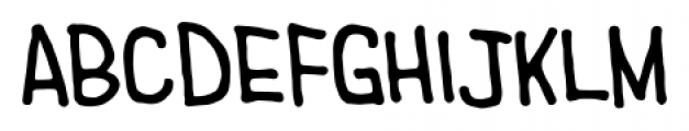 Imaginary Friend BB Regular Font LOWERCASE