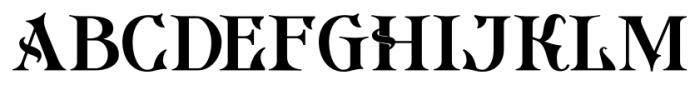 Imperial Granum Bold Font UPPERCASE