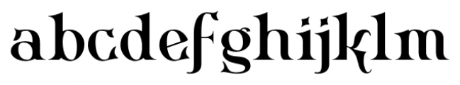 Imperial Granum Miniscule Font LOWERCASE