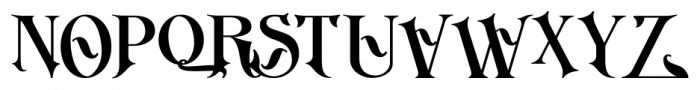 Imperial Granum Ornamental Bold Font UPPERCASE