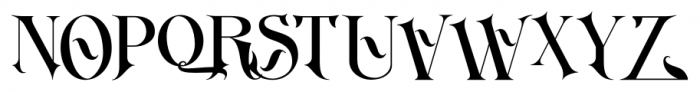 Imperial Granum Ornamental Font UPPERCASE