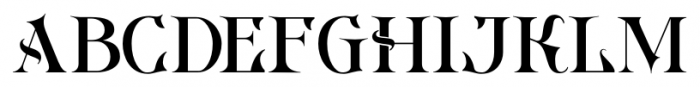 Imperial Granum Regular Font UPPERCASE