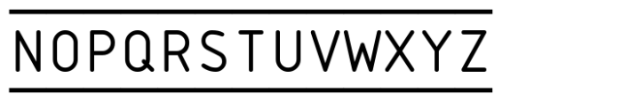 IMA ISO GPS Frame Font UPPERCASE