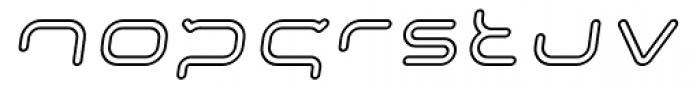 Imaginer Outline Five Italic Font LOWERCASE