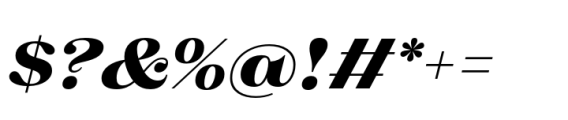 Imagist Bold Italic Font OTHER CHARS