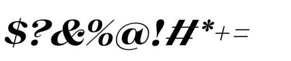 Imagist Medium Italic Font OTHER CHARS