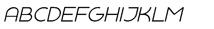 Imma Black Italic Font UPPERCASE