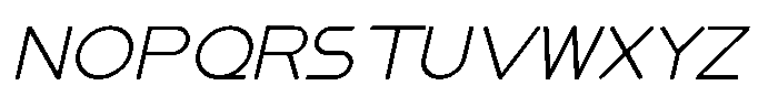 Imma Black Italic Font UPPERCASE