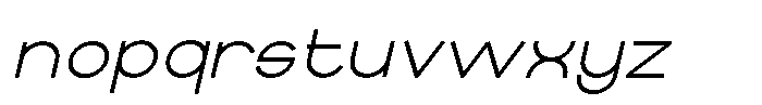 Imma Black Italic Font LOWERCASE