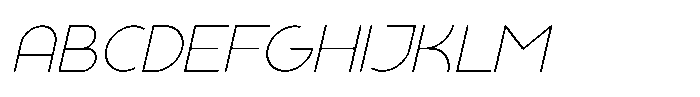 Imma Light Italic Font UPPERCASE