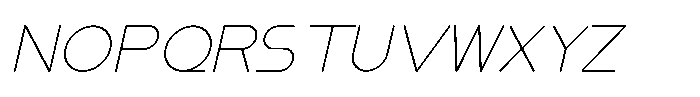 Imma Light Italic Font UPPERCASE