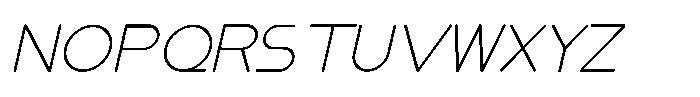Imma Medium Italic Font UPPERCASE