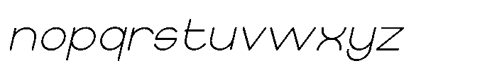 Imma Medium Italic Font LOWERCASE