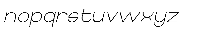 Imma Regular Italic Font LOWERCASE