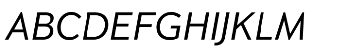 Immanent Italic Font UPPERCASE