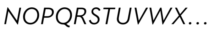 Immanent Text Light Italic Font UPPERCASE