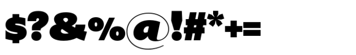 Immanent Xtra Black Font OTHER CHARS