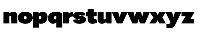 Immanent Xtra Black Font LOWERCASE