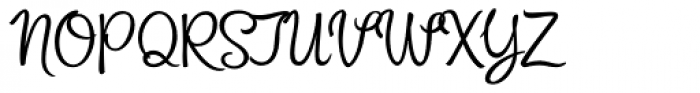 Impala Script Font UPPERCASE