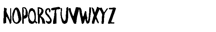 Imperfecto Regular Font LOWERCASE