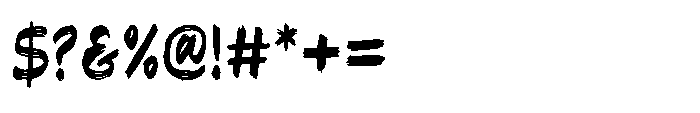 Imperfetto Five Font OTHER CHARS