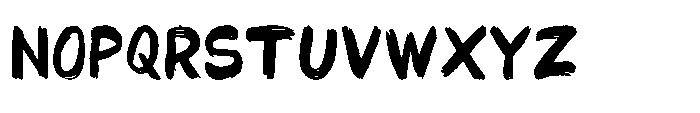 Imperfetto Five Font UPPERCASE