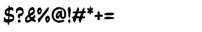 Imperfetto Six Font OTHER CHARS