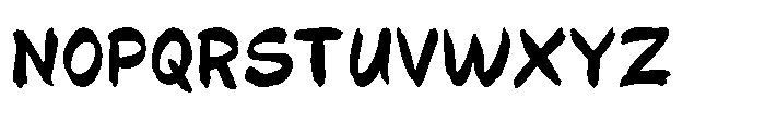 Imperfetto Six Font UPPERCASE
