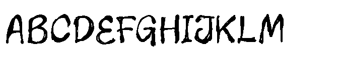 Imperfetto Two Font UPPERCASE