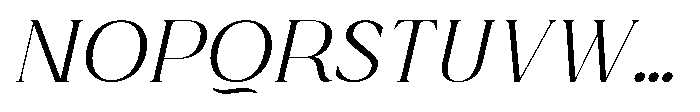 Imperial Aureas Italic Font UPPERCASE