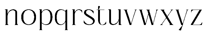 Imperial Aureas Regular Font LOWERCASE