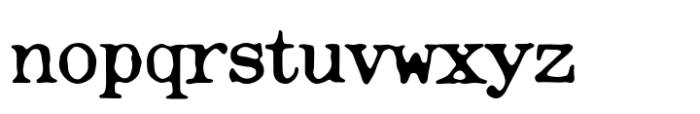 Imperial Grunge Font LOWERCASE