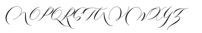 Imperial Signature Font UPPERCASE