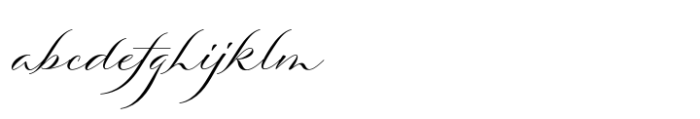 Imperial Signature Font LOWERCASE