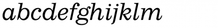 Impressum Light Italic Font LOWERCASE
