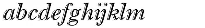Imprint MT Shadow Italic Font LOWERCASE