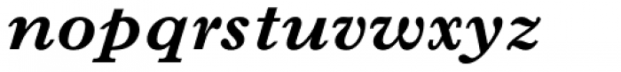 Imprint Pro Bold Italic Font LOWERCASE