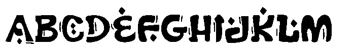 Imtiyas Font UPPERCASE