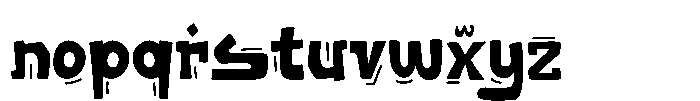 Imtiyas Font LOWERCASE