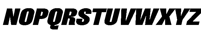 ImpactNieuw 2012Italic Font UPPERCASE