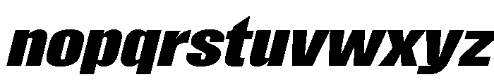 ImpactNieuw 2012Italic Font LOWERCASE