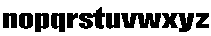 ImpactNieuw 2012 Font LOWERCASE