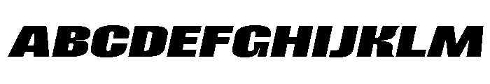 ImpactNieuw 2016Italic Font UPPERCASE