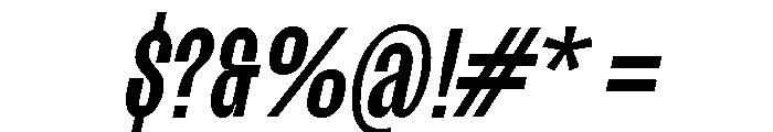 ImpactNieuw 2020AdvocateItalic Font OTHER CHARS