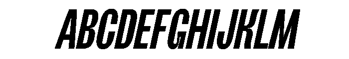ImpactNieuw 2020AdvocateItalic Font UPPERCASE