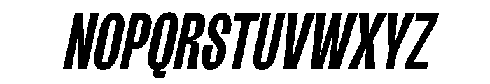 ImpactNieuw 2020AdvocateItalic Font UPPERCASE