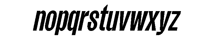 ImpactNieuw 2020AdvocateItalic Font LOWERCASE